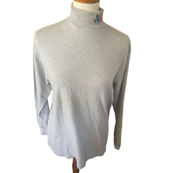 The Disney Store Gray Turtleneck with Goofy on Neck Size Small-EUC - Picture 2 of 10